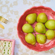 Load image into Gallery viewer, Pink Resin Scalloped Bowl
