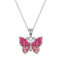 Load image into Gallery viewer, Crystal Butterfly Necklace
