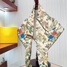 Load image into Gallery viewer, Jungle Birds Twill Silk Travel Sun Scarf
