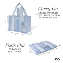 Load image into Gallery viewer, Case-Mate Carolina Blue Crochet Wave Jelly Tote Bag
