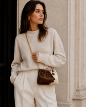 Load image into Gallery viewer, Genuine Leather &amp; Cowhide Crossbody Bag
