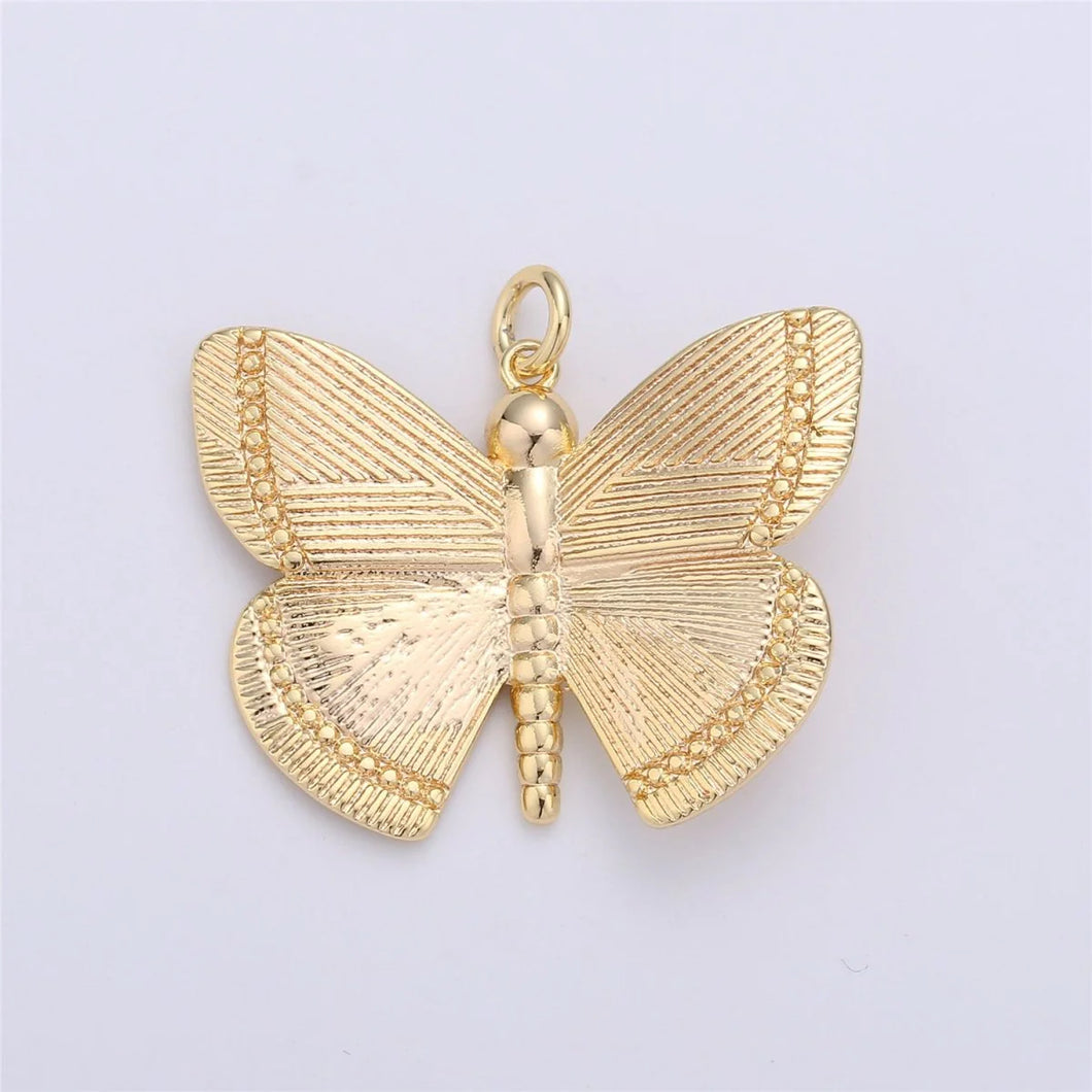 Gold Butterfly Charm