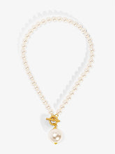 Load image into Gallery viewer, Pearl Pendant Collar Necklace

