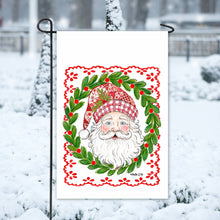 Load image into Gallery viewer, Quilted Santa Garden Flag
