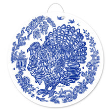 Load image into Gallery viewer, Blue Willow Turkey Door Hanger
