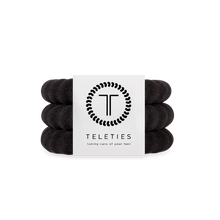 Load image into Gallery viewer, Large Nylon Hair Ties - Jet Black

