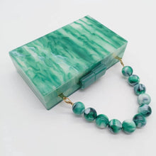 Load image into Gallery viewer, Pearl Acrylic Beaded Clutch
