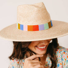 Load image into Gallery viewer, Confetti Stripe Palm Hat
