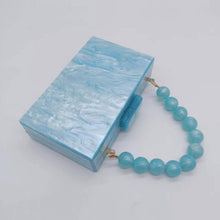 Load image into Gallery viewer, Pearl Acrylic Beaded Clutch
