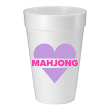 Load image into Gallery viewer, Heart Mahjong Foam Cups
