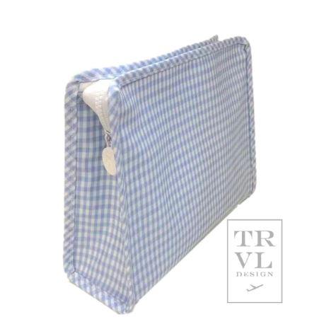 Large Blue Gingham Roadie