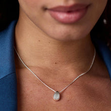 Load image into Gallery viewer, Silver Wave Delicate Necklace
