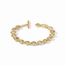 Load image into Gallery viewer, Champagne Rainbow Tennis Bracelet
