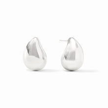 Load image into Gallery viewer, Silver Wave Earrings
