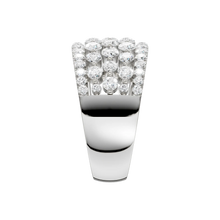 Load image into Gallery viewer, 14K WG Multi-Row Diamond Ring
