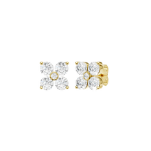 Load image into Gallery viewer, 14K YG Flower Pedals Stud Earrings
