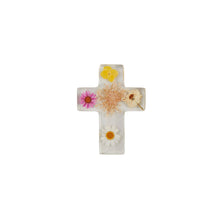 Load image into Gallery viewer, Dried Flower Resin Cross
