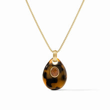 Load image into Gallery viewer, Tortoise Carnaby Pendant Necklace
