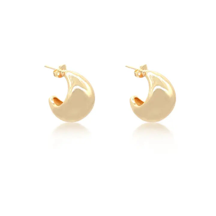 Gold Chunky Small Hoops