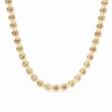 Load image into Gallery viewer, Champagne Radiance Rainbow Tennis Necklace
