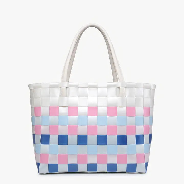 Abigail Basketweave Tote - Thumbnail 2