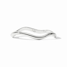 Load image into Gallery viewer, Silver Wave Bangle
