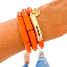 Load image into Gallery viewer, Acrylic Tube Bamboo Bracelets
