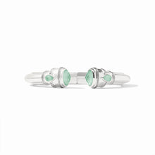 Load image into Gallery viewer, Cannes Iridescent Aquamarine Blue Demi Cuff
