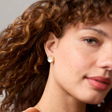 Load image into Gallery viewer, Iridescent Clear Crystal Rainbow Stud Earring
