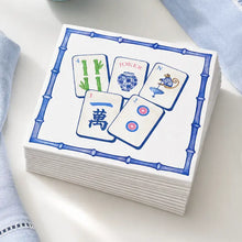 Load image into Gallery viewer, Preppy Mahjong Luncheon Napkins
