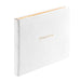 Load image into Gallery viewer, White Nappa Cowhide Leather Guest Book
