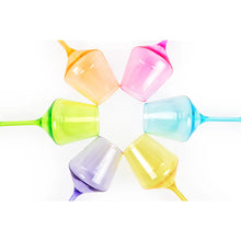 Load image into Gallery viewer, Bright Unbreakable Acrylic Stemmed Wine Glasses
