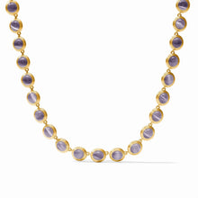 Load image into Gallery viewer, Blue Cat's Eye Cobblestone Tennis Necklace
