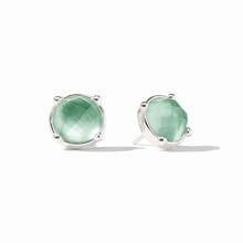 Load image into Gallery viewer, Iridescent Aquamarine Blue Honey Stud
