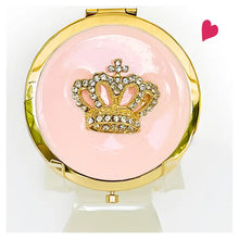 Load image into Gallery viewer, Queen&#39;s Heart Compact Mirror
