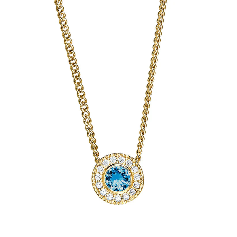 December Birthstone Pendant