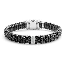 Load image into Gallery viewer, Single Station Ceramic Diamond Bracelet | 9mm

