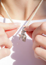 Load image into Gallery viewer, Pearl Charm Keeper Necklace
