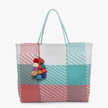 Load image into Gallery viewer, Allie Arrow XL Woven Tote
