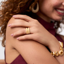 Load image into Gallery viewer, Tortoiseshell Carnaby Duet Ring
