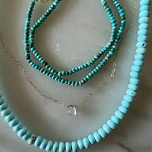 Load image into Gallery viewer, Ava Blue Magnesite Beaded Necklace
