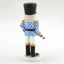 Load image into Gallery viewer, Sapphire Nutcracker With Candy Cane

