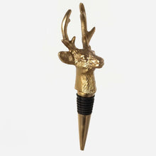 Load image into Gallery viewer, Stag Head Bottle Stopper
