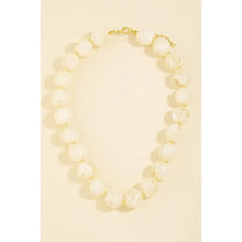 Load image into Gallery viewer, Chunky Round Resin Beaded Statement Necklace
