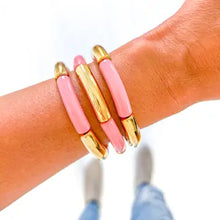 Load image into Gallery viewer, Acrylic Tube Bamboo Bracelets
