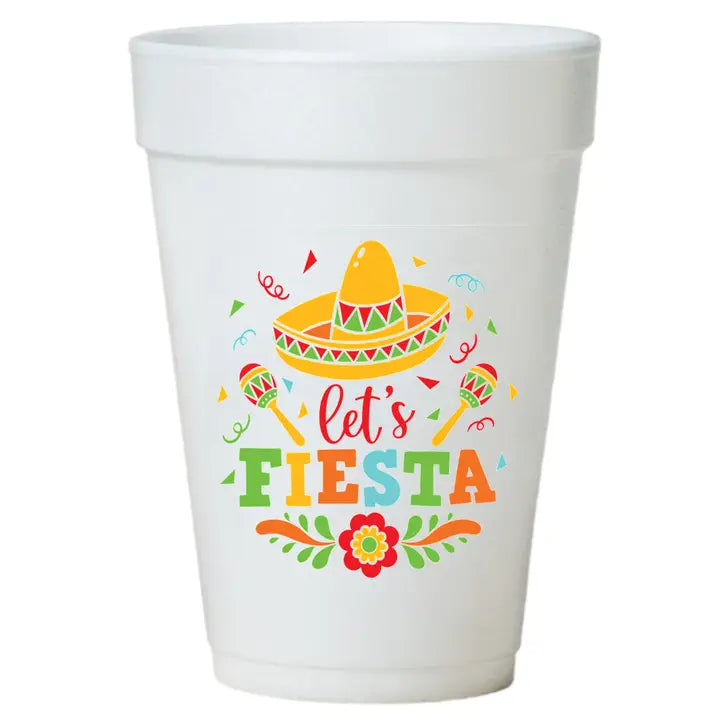 Let's Fiesta Styro Cups