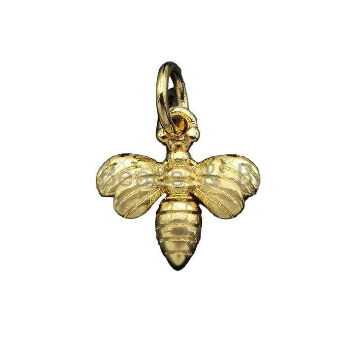 Dainty Gold Bee Charm
