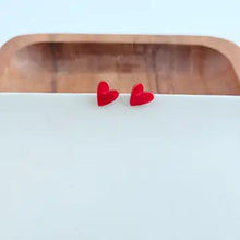 Load image into Gallery viewer, Hand Drawn Heart Studs
