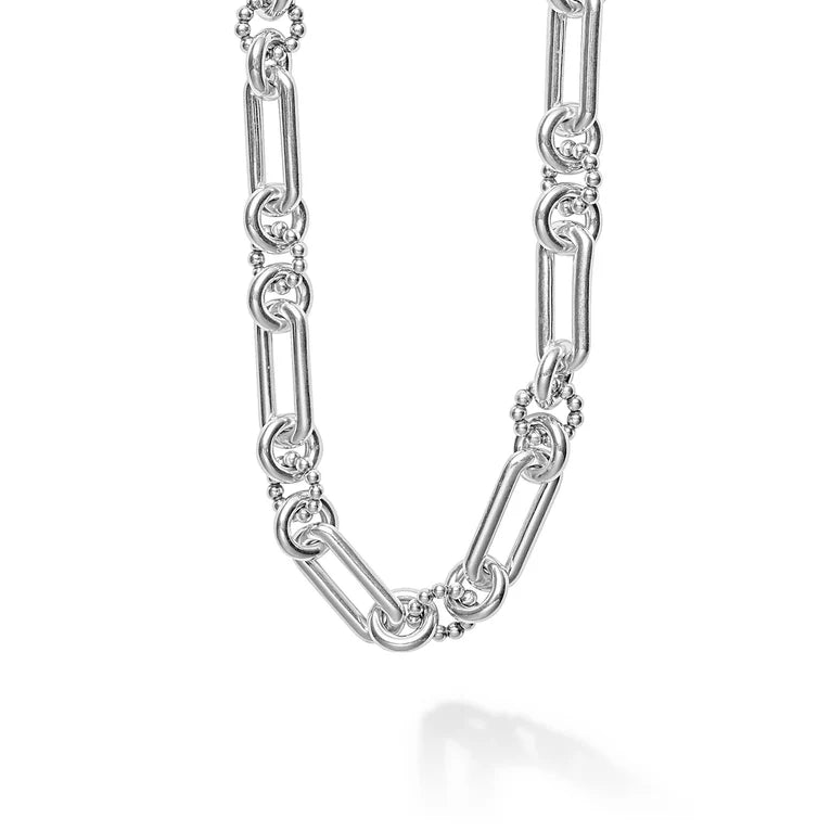 SS Fluted Link 24in Toggle Nec