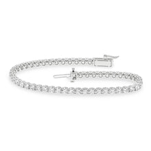 Load image into Gallery viewer, 14K WG Tennis Bracelet 7ctw
